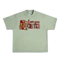 Oil Green love you forever olivia Urban Heavy Tee - OliviaCreatesArt