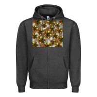 Charcoal Heather juneteenth sunflowers Zipper Hoodie - BarkalooDesign
