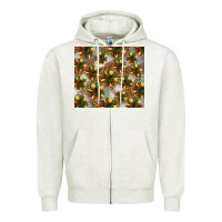 Oatmeal Heather juneteenth sunflowers Zipper Hoodie - BarkalooDesign
