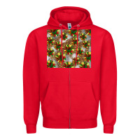 Red juneteenth sunflowers Zipper Hoodie - BarkalooDesign