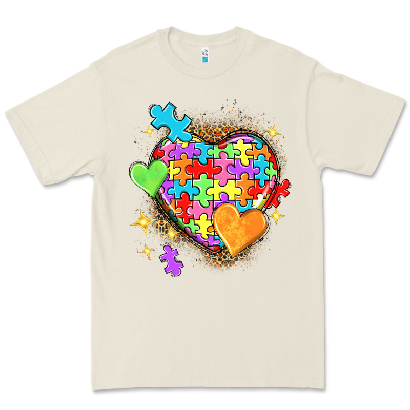 Autism Hearts Premium Tee by NancyCooperArtShop | Teevron