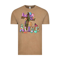 Vintage Coffee He is alive Easter Day Vintage Tee - CowGirlArtShop