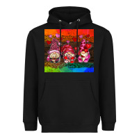 Black valentines day gnome Heavyweight Hoodie - AdoDesignShop