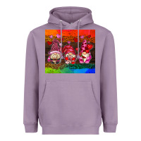 Lavender valentines day gnome Heavyweight Hoodie - AdoDesignShop