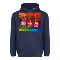 Navy valentines day gnome Heavyweight Hoodie - AdoDesignShop