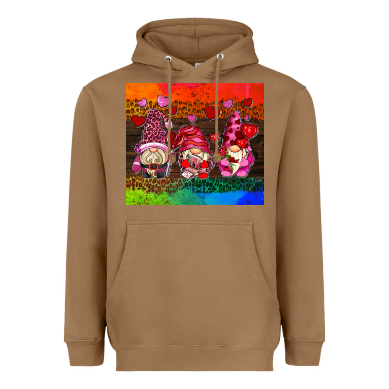 Valentines Day Gnome Heavyweight Hoodie by AdoDesignShop | Teevron
