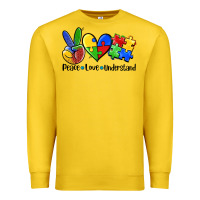 Lemon peace love  cure Premium Sweatshirt - AdoDesignShop