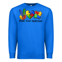 True Royal peace love  cure Premium Sweatshirt - AdoDesignShop