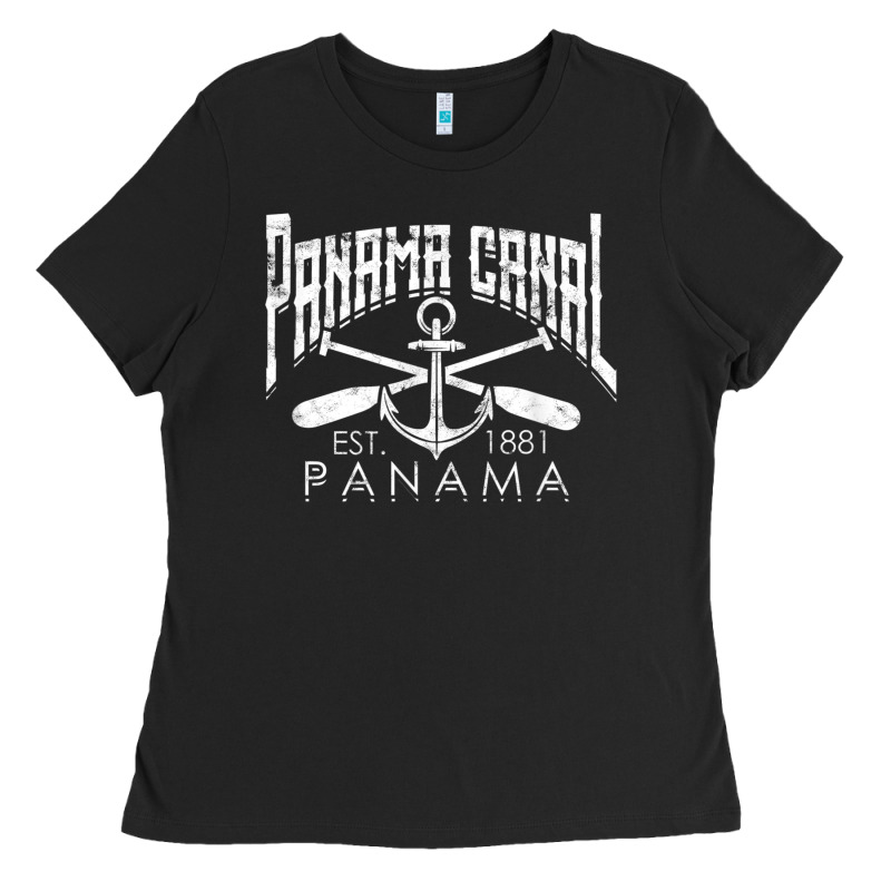 Panama Canal   Central America Pacific Ocean Traveling Beach T Shirt Ladies Tee by maiPhamDesign | Teevron