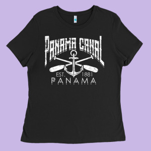 Panama Canal   Central America Pacific Ocean Traveling Beach T Shirt Ladies Tee Designed By Maiphamdesign