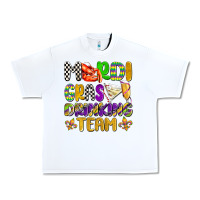 White mardi gras drinking team with glasses olivia Urban Heavy Tee - OliviaCreatesArt