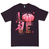 Plum love cancer pumpkin Premium Tee - texasbilliewilder
