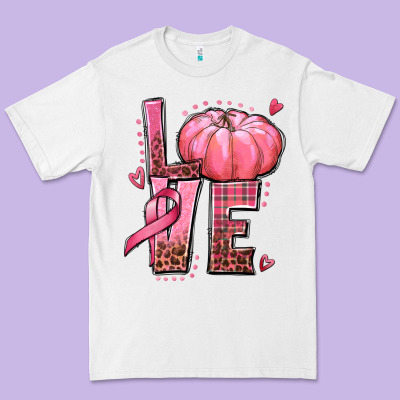 Love Cancer Pumpkin Premium Tee Designed By Texasbilliewilder
