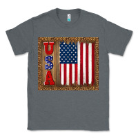 Charcoal Heather america usa flag tumbler Classic Tee - TumblerDesignByShophia