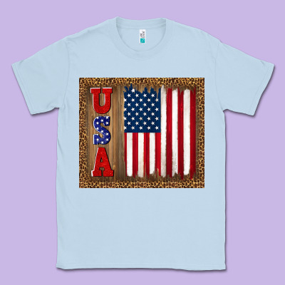 America Usa Flag Tumbler Classic Tee Designed By Tumblerdesignbyshophia
