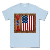 Dusty Blue america usa flag tumbler Classic Tee - TumblerDesignByShophia