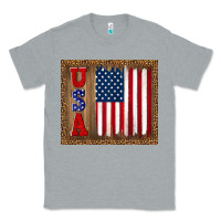 Heather Grey america usa flag tumbler Classic Tee - TumblerDesignByShophia