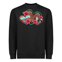 Black easter spring western hearts Heavyweight Sweatshirt - Artiststas