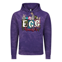 Cloud Purple Easter egg hunter Vintage Hoodie - OliviaCreatesArt