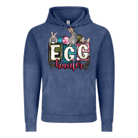 Vintage Denim Easter egg hunter Vintage Hoodie - OliviaCreatesArt