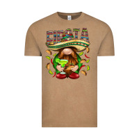 Vintage Coffee Fiesta gnome with tacos Mexico Vintage Tee - HowdyJamesFarm
