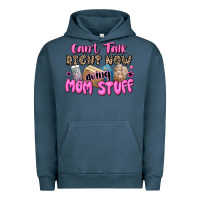 Pigment Midnight Navy can't talk right now doing mom stuff Urban Hoodie - JahusDesignShop