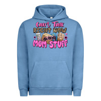 Pigment Pebble Blue can't talk right now doing mom stuff Urban Hoodie - JahusDesignShop