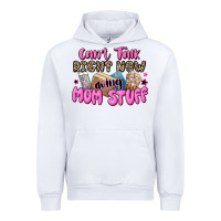 White can't talk right now doing mom stuff Urban Hoodie - JahusDesignShop