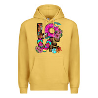Antique Gold Love Summer Premium Hoodie - CowhideDigitalArt