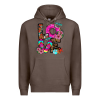 Coffee Love Summer Premium Hoodie - CowhideDigitalArt