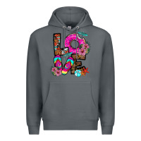 Rock Love Summer Premium Hoodie - CowhideDigitalArt