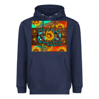 Navy with god all things are possible Heavyweight Hoodie - AdoDesignShop