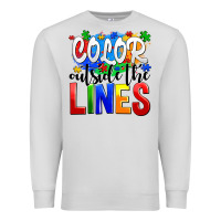 Dove Grey color outside the lines Premium Sweatshirt - AdoDesignShop