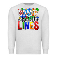 Oatmeal Heather color outside the lines Premium Sweatshirt - AdoDesignShop