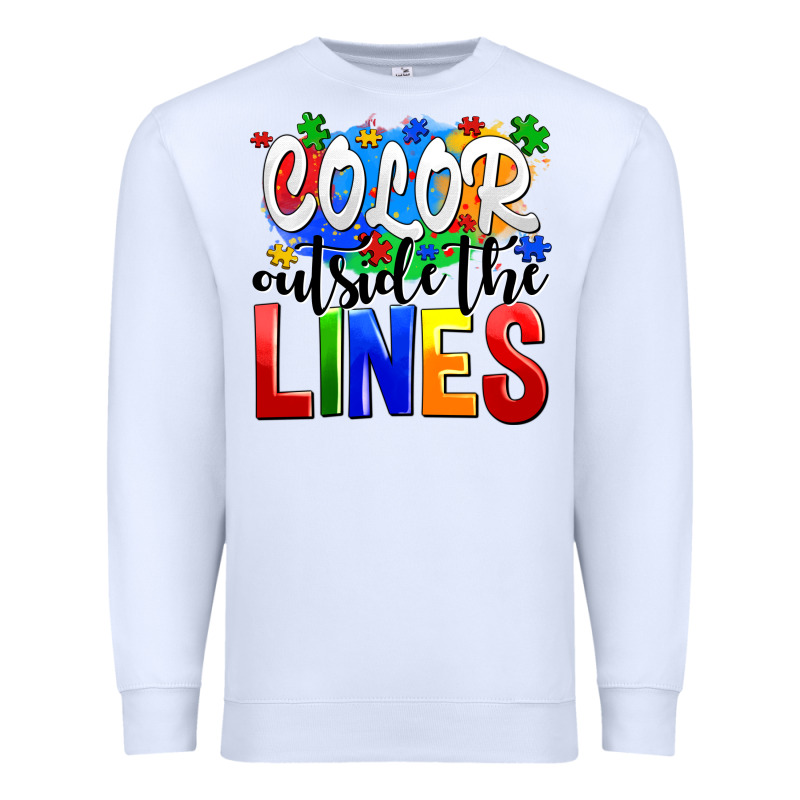 Color Outside The Lines Premium Sweatshirt by AdoDesignShop | Teevron
