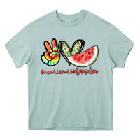 Arona Peace love watermelon Heavy Core Tee - NancyCooperArtShop
