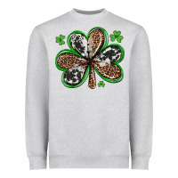Western St Patricks Day Shamrocks Heavyweight Sweatshirt | Teevron