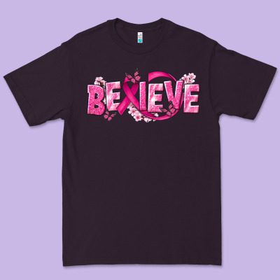 Cancer Believe Premium Tee Designed By Nancycooperartshop