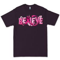 Plum Cancer Believe Premium Tee - NancyCooperArtShop