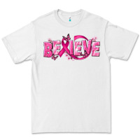 White Cancer Believe Premium Tee - NancyCooperArtShop