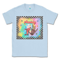 Dusty Blue anxiety on tumbler Classic Tee - TumblerDesignByShophia