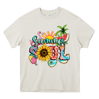 Cream summer soul Heavy Core Tee - NancyCooperArtShop