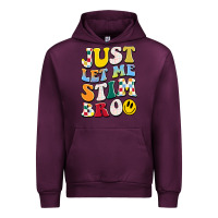 Mauve Wine just let me stim bro Urban Hoodie - JahusDesignShop