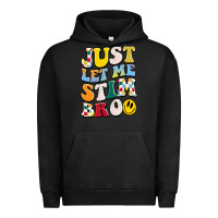 Pigment Black just let me stim bro Urban Hoodie - JahusDesignShop
