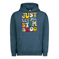 Pigment Midnight Navy just let me stim bro Urban Hoodie - JahusDesignShop