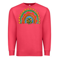 Cardinal autism heart ribbon rainbow Premium Sweatshirt - AdoDesignShop