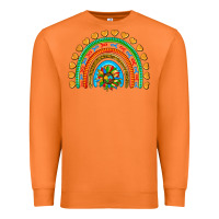 Carrot autism heart ribbon rainbow Premium Sweatshirt - AdoDesignShop