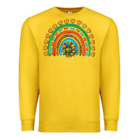 Lemon autism heart ribbon rainbow Premium Sweatshirt - AdoDesignShop