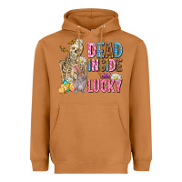 Meerkat easter dead inside but lucky  with skeleton Heavyweight Hoodie - AdoDesignShop