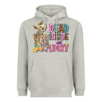 Moon Dust easter dead inside but lucky  with skeleton Heavyweight Hoodie - AdoDesignShop
